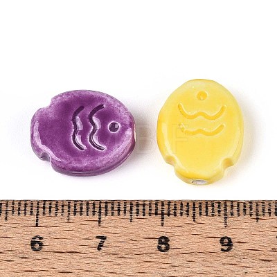 Handmade Porcelain Ceramic Beads X-PORC-T133-24M-1