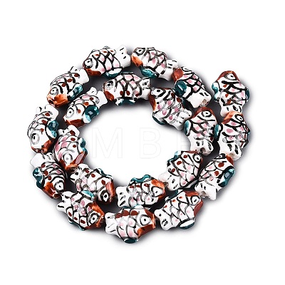 Handmade Porcelain Beads PORC-Q007-09D-1