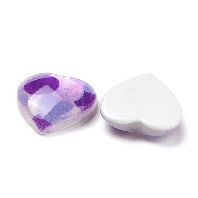 Printed Opaque Resin Cabochons FIND-E020-09A-04-1
