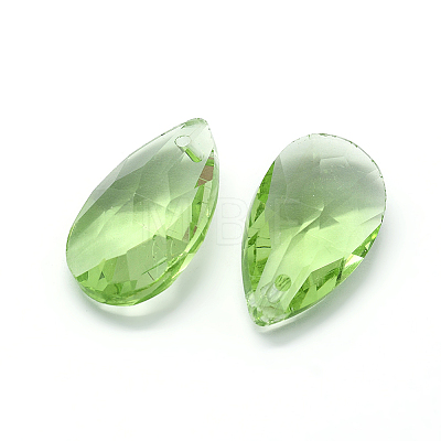 Faceted Glass Pendants GLAA-F069-L-A11-1