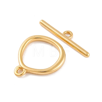 Brass Toggle Clasps KK-U024-01G-1