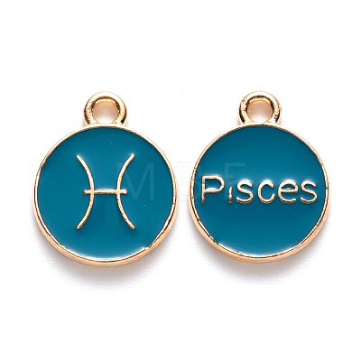 Alloy Enamel Pendants LS-ENAM-S124-01B-05H-1