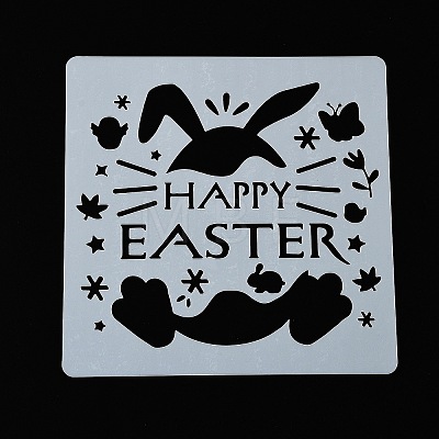 Easter Theme PET Plastic Drawing Painting Stencils Templates DIY-P080-A01-1