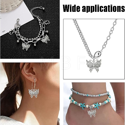 30Pcs Hollowe Tibetan Style Alloy Pendants FIND-YW0008-24-1