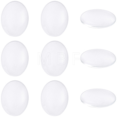 50Pcs Transparent Glass Cabochons GGLA-BBC0001-02-1