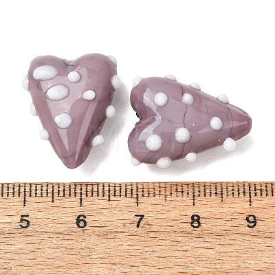 Handmade Lampwork Enamel Beads LAMP-Z025-01F-1