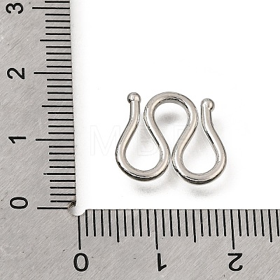 Brass M-Hook Clasps KK-CBA0DF0-14C-P-1