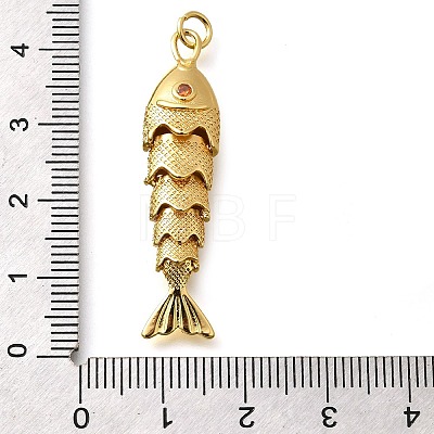 Brass Micro Pave Cubic Zirconia Pendants KK-R217-01G-06-1