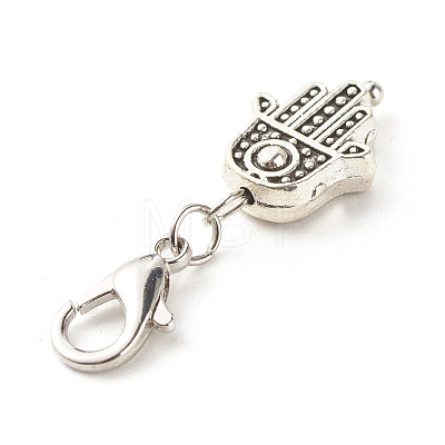 Tibetan Style Alloy Pendant Decorate HJEW-JM00589-1