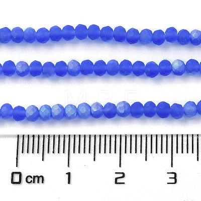 Imitation Jade Glass Beads Strands EGLA-A034-T2mm-MB31-1