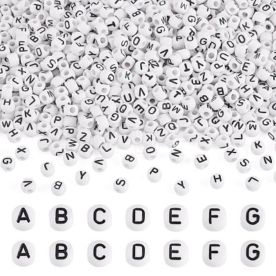 150G 1140Pcs Opaque Acrylic Beads OACR-TA0004-47A-1