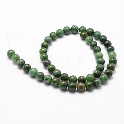 Natural African Jade Beads Strands G-D840-53-10mm-A-1