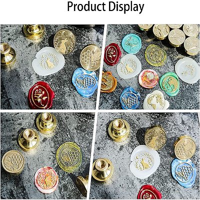 Wax Seal Stamp Set AJEW-WH0131-472-1