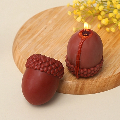 3D Acorn Scented Candle Silicone Molds PW-WG36973-01-1