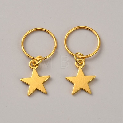 Zinc Alloy DIY Dreadlock Ring Styling Hair Braiding OHAR-WH20005-51-1