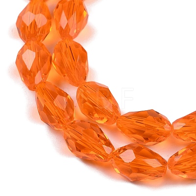 Transparent Glass Beads Strands EGLA-N013-T8mm-D09-1