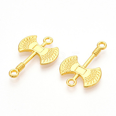 Alloy Double Axe Connector Charms X1-PALLOY-N176-125G-1