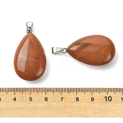 Synthetic Goldstone Pendants GG-K002-09H-1
