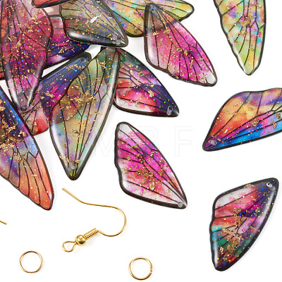 DIY Butterfly Earring Making Kit DIY-TA0005-06-1