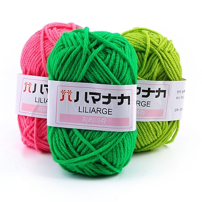 4-Ply Polyester & Acrylic Fiber Yarn for Tufting Gun Rugs PW-WG2A0C2-M-1-1
