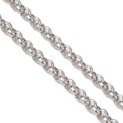 304 Stainless Steel Rolo Chain Bracelet Making AJEW-JB01506-1