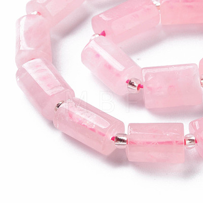 Natural Rose Quartz Beads Strands X-G-S345-8x11-014-1