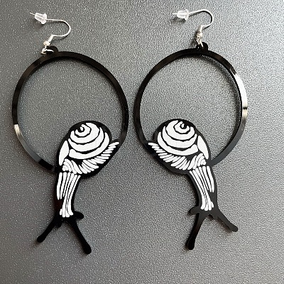 Acrylic Dangle Earrings FS-WG2019C-02-1