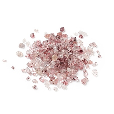 Natural Strawberry Quartz Chips Beads X-G-O103-23-1