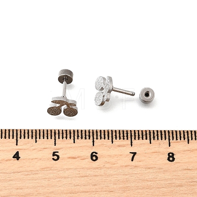 304 Stainless Steel Stud Earrings EJEW-H161-01P-I-1