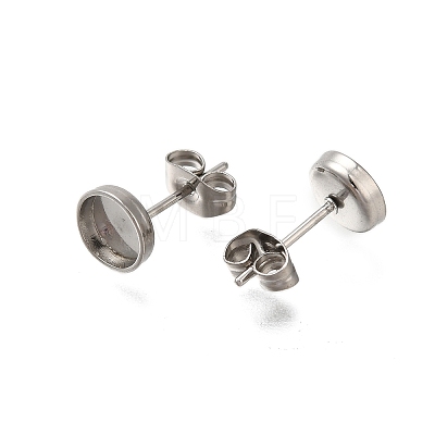 304 Stainless Steel Stud Earrings for Women EJEW-M028-01S-1