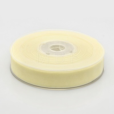 Polyester Velvet Ribbon for Gift Packing and Festival Decoration SRIB-M001-19mm-028-1