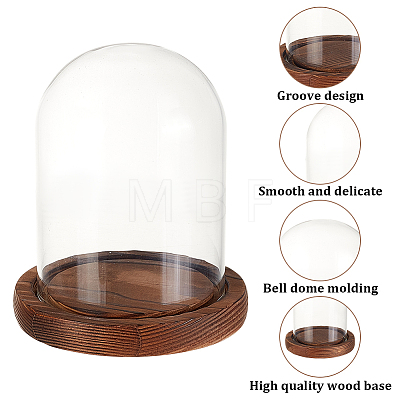 Glass Dome Cover AJEW-WH0475-19C-1