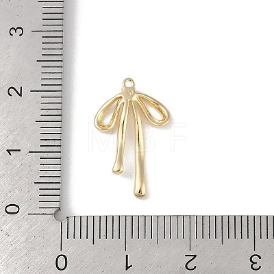 Brass Micro Pave Clear Cubic Zirconia Pendants KK-Z065-08G-1