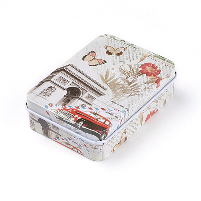 Mini Cute Tinplate Storage Box X-CON-WH0061-A05-1