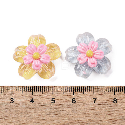 Opaque Resin Cabochons X-RESI-R455-01L-1