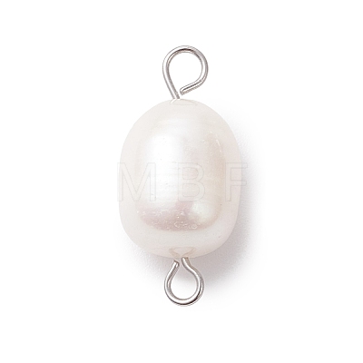 Natural Cultured Freshwater Pearl Links PALLOY-JF04384-02-1