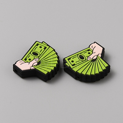 U.S. Dollar Food Grade Eco-Friendly Silicone Focal Beads LS-SIL-CJC0007-02A-1