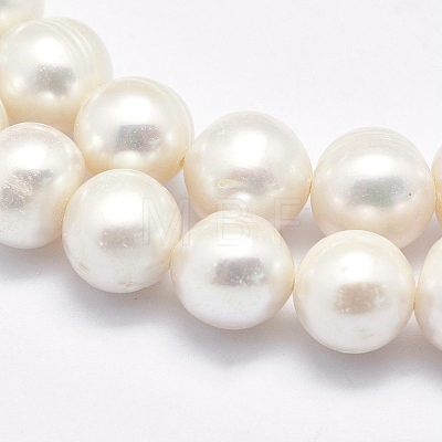 Natural Cultured Freshwater Pearl Beads Strands PEAR-F007-02-01-1