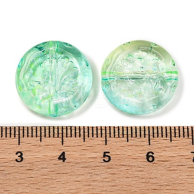 370Pcs Two Tone Transparent Acrylic Beads MACR-K359-27A-1