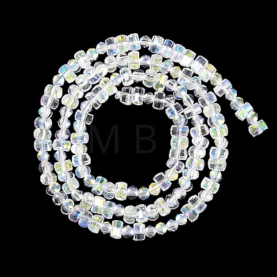 Electroplate Glass Beads Strands EGLA-B007-01A-AB01-1