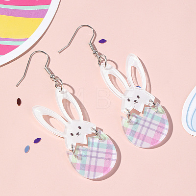 Acrylic Dangle Earrings FS-WGF063B-05-1