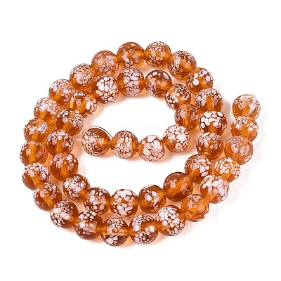 Handmade Lampwork Beads Strands LAMP-N037-07I-1