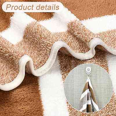 Polyester Stripe Towel AJEW-FZC0001-007F-1