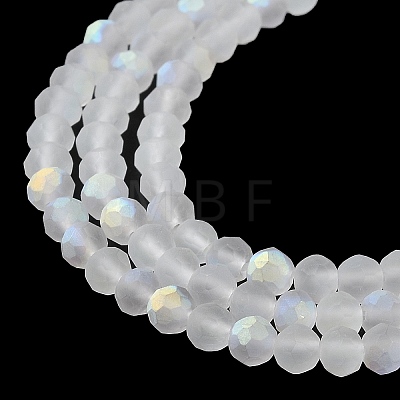 Transparent Glass Beads Strands EGLA-A034-T4mm-MB19-1