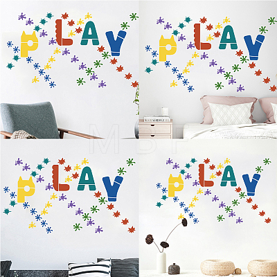 PVC Wall Stickers DIY-WH0228-013-1