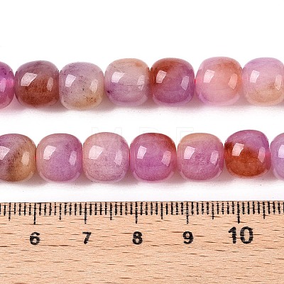 Dyed Natural White Jade Beads Strands G-T138-D07-1