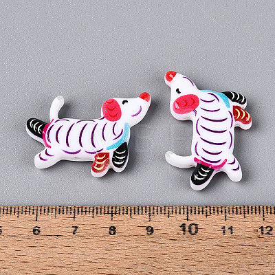 Printed Opaque Resin Beads RESI-N043-04A-1
