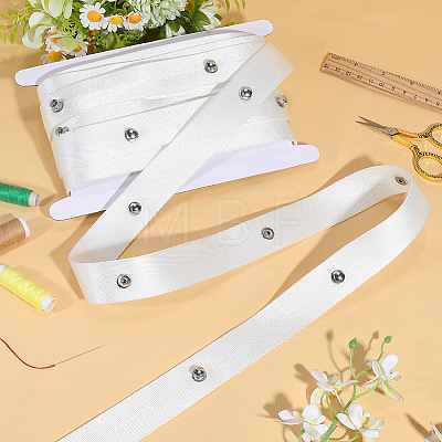 1Pc Cloth with Stainless Steel Wave Fold Curtain Tape FIND-PH0060-17B-1