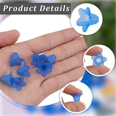 150Pcs Transparent Acrylic Beads OACR-PA0002-05A-1