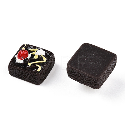 Square Cake Resin Decoden Cabochons CRES-R183-21B-1